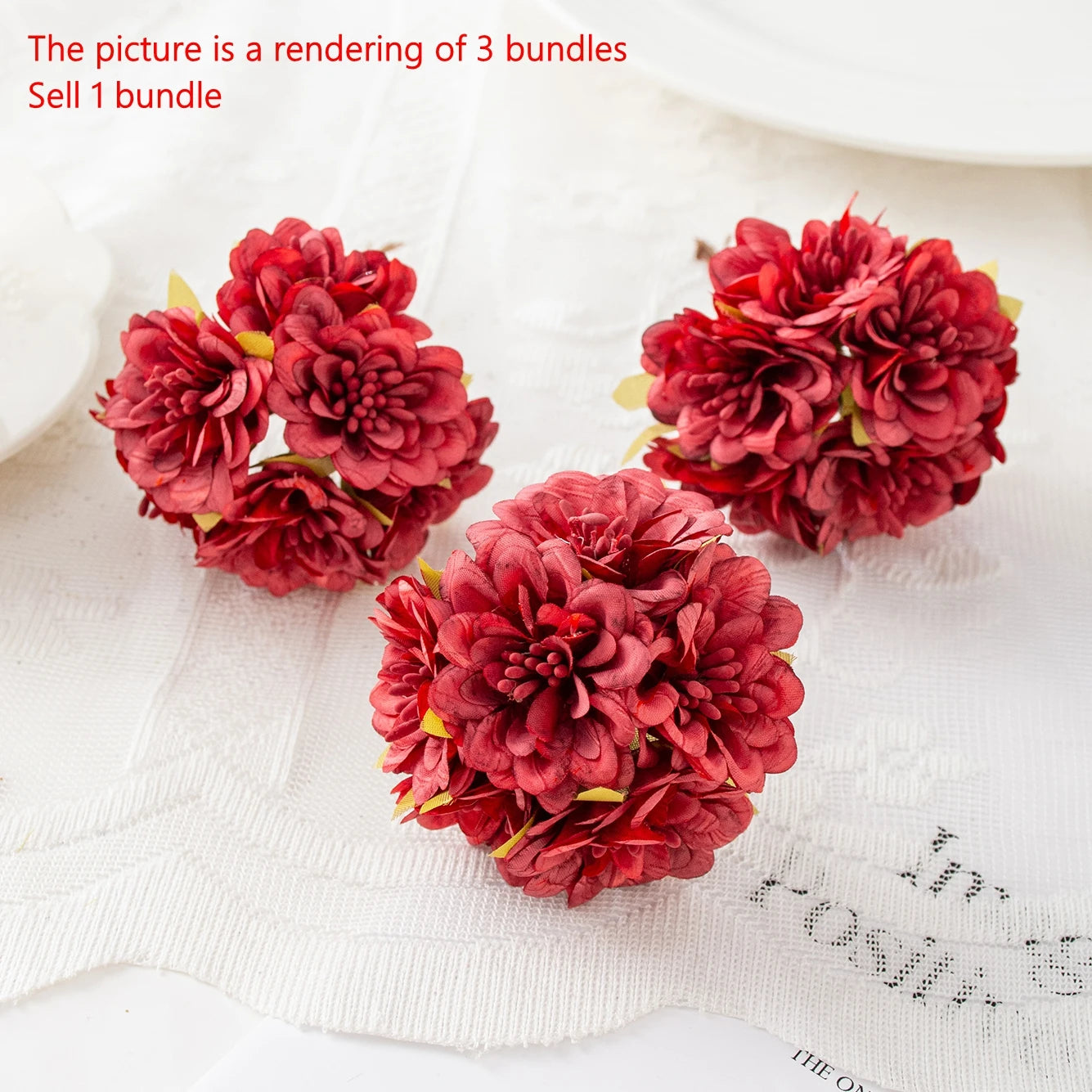Artificial Silk Mini Rose Bouquets | Wedding & Home Décor
