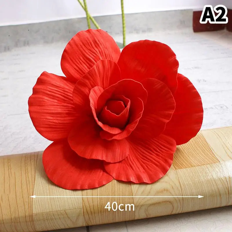 PE Foam Simulation Rose Flower Heads | Wedding & Party Decor