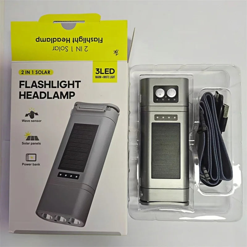 SHINEKNOT LED Headlight Flashlight & Power Bank | Night Fishing