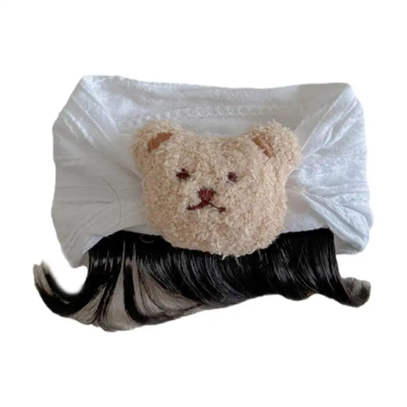 Baby Girl Bear Bangs Headband | Cute Toddler Hairband Ages 1–3