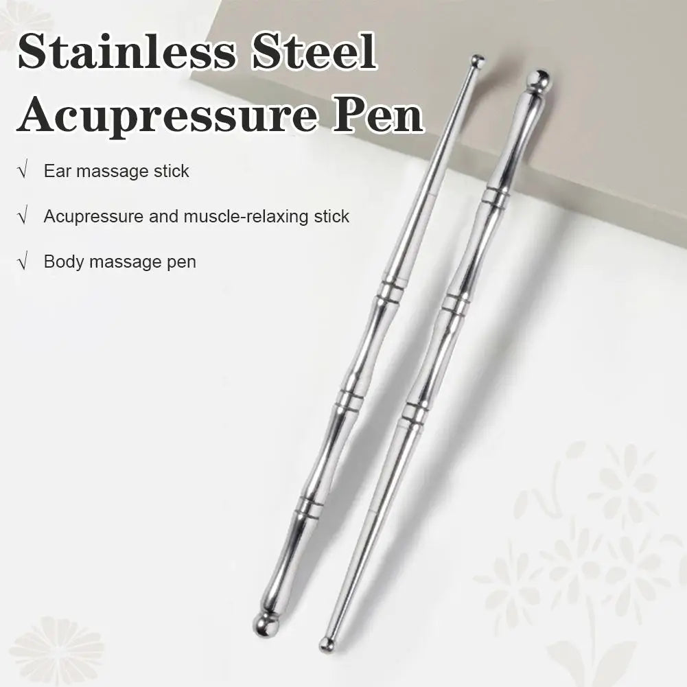 Nail Art Dotting Pen Dual End Stainless Steel Design Painting Picking Dot Rhinestones Crystal Gems Acrylic Manicure Tools Peaceful Pleasures Health and Wellness