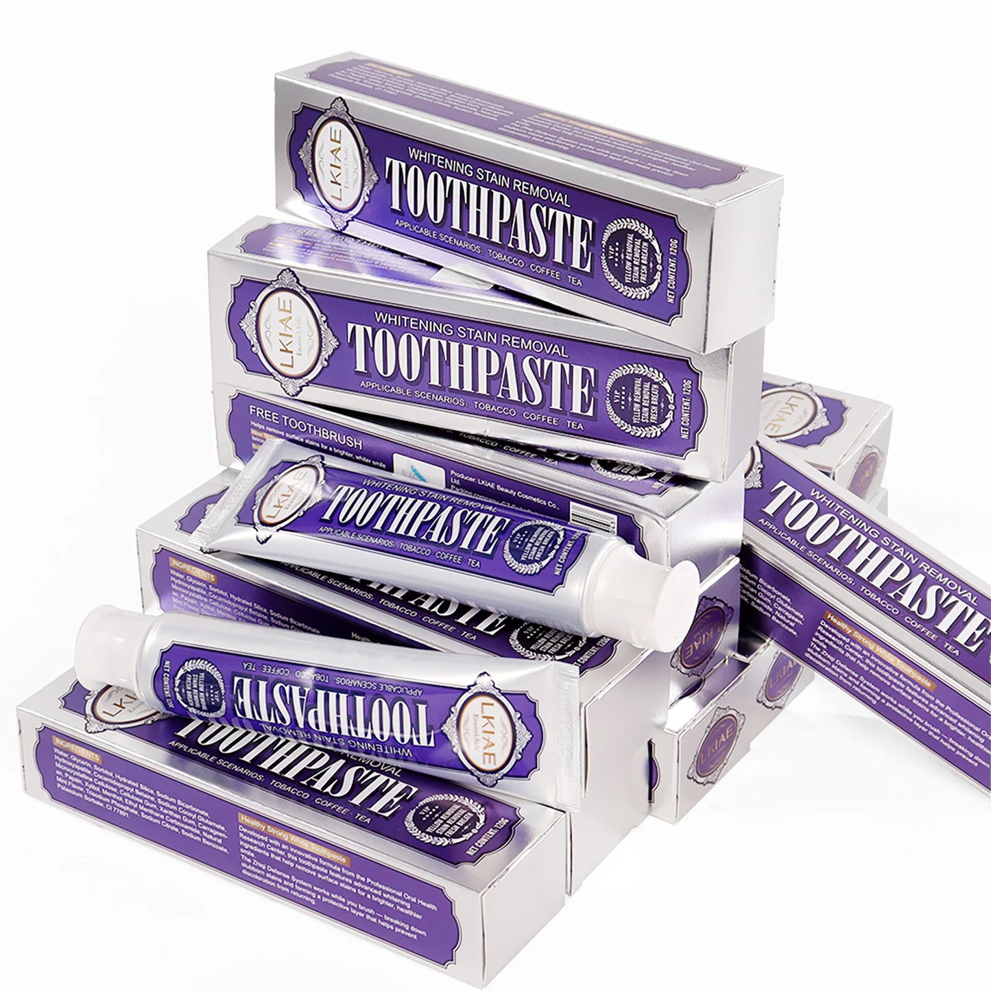 LKIAE Whitening Toothpaste | Stain Removal & Fresh Breath Mint