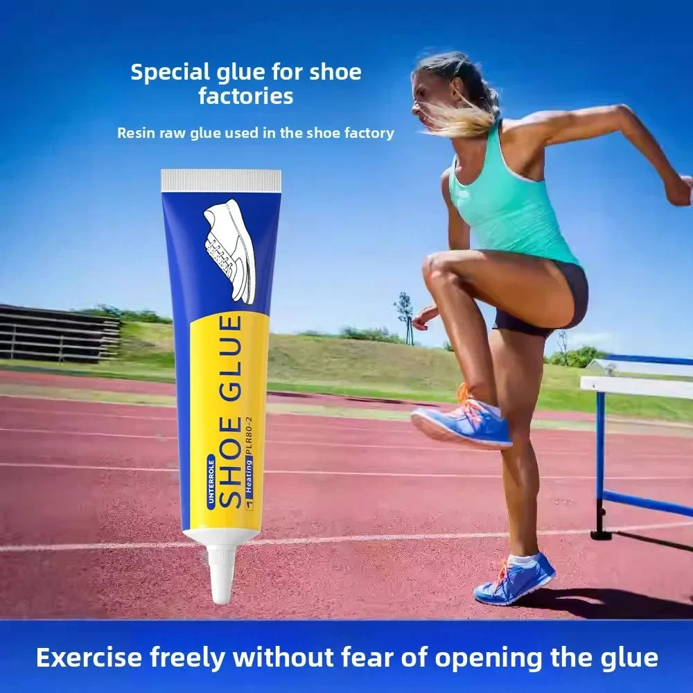 Strong Shoe Glue, 60ml Waterproof Adhesive for Shoe Repair, Fast Drying Resin for Sneakers, Boots, DIY Craft, Leather, Rubber, Peaceful Pleasures Health and Wellness