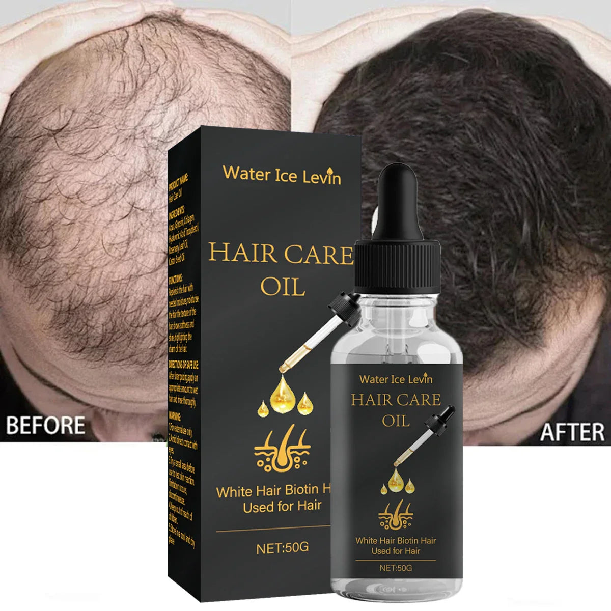 Biotin Hair Oil – Rosemary, Castor Oil & Collagen | 30ml