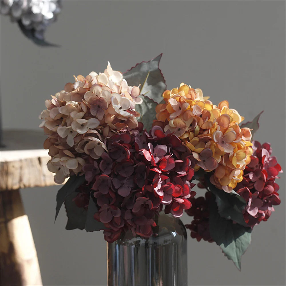 Silk Hydrangea Artificial Flowers Bundle | Home & Wedding Decor