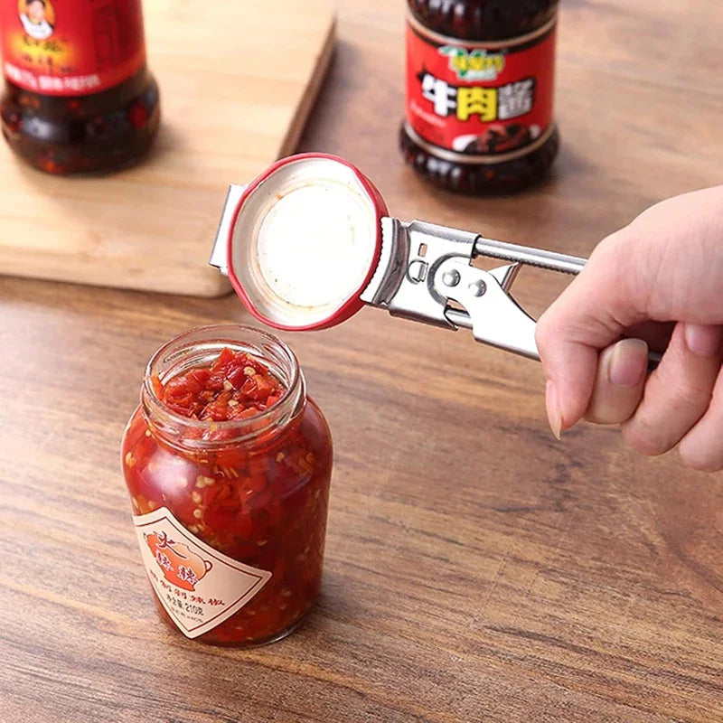 Stainless Steel Adjustable Multifunction Bottle & Jar Opener