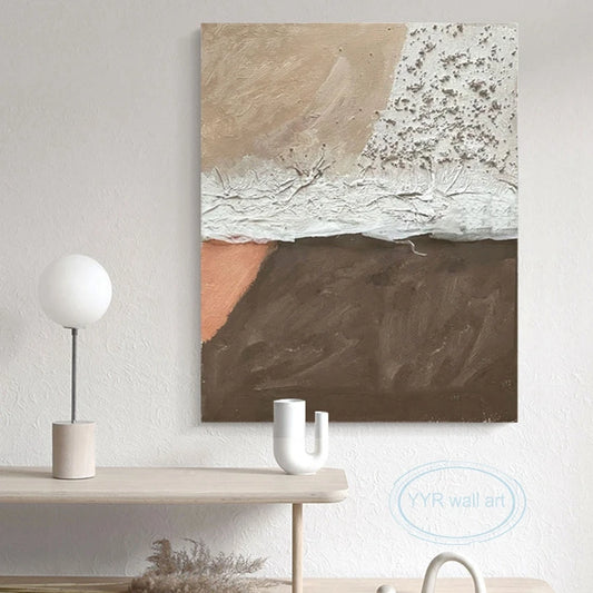 Home Decor Oil Painting Modern Acrylic Abstract Texture 100% Handmade Wall Art Hanging Picture High Quality Custom Canvas Poster Peaceful Pleasures Health and Wellness