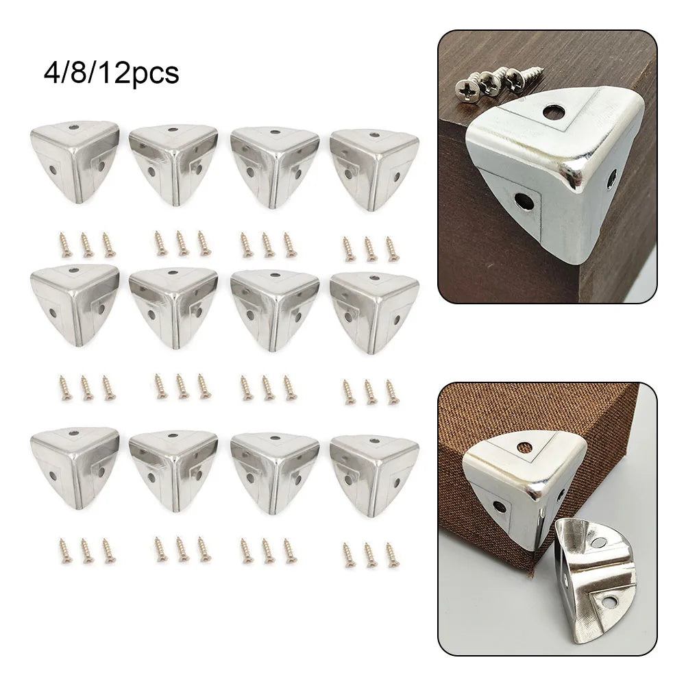 Metal Box Corner Protector Cosmetic Cases Wooden Suitcases Flight