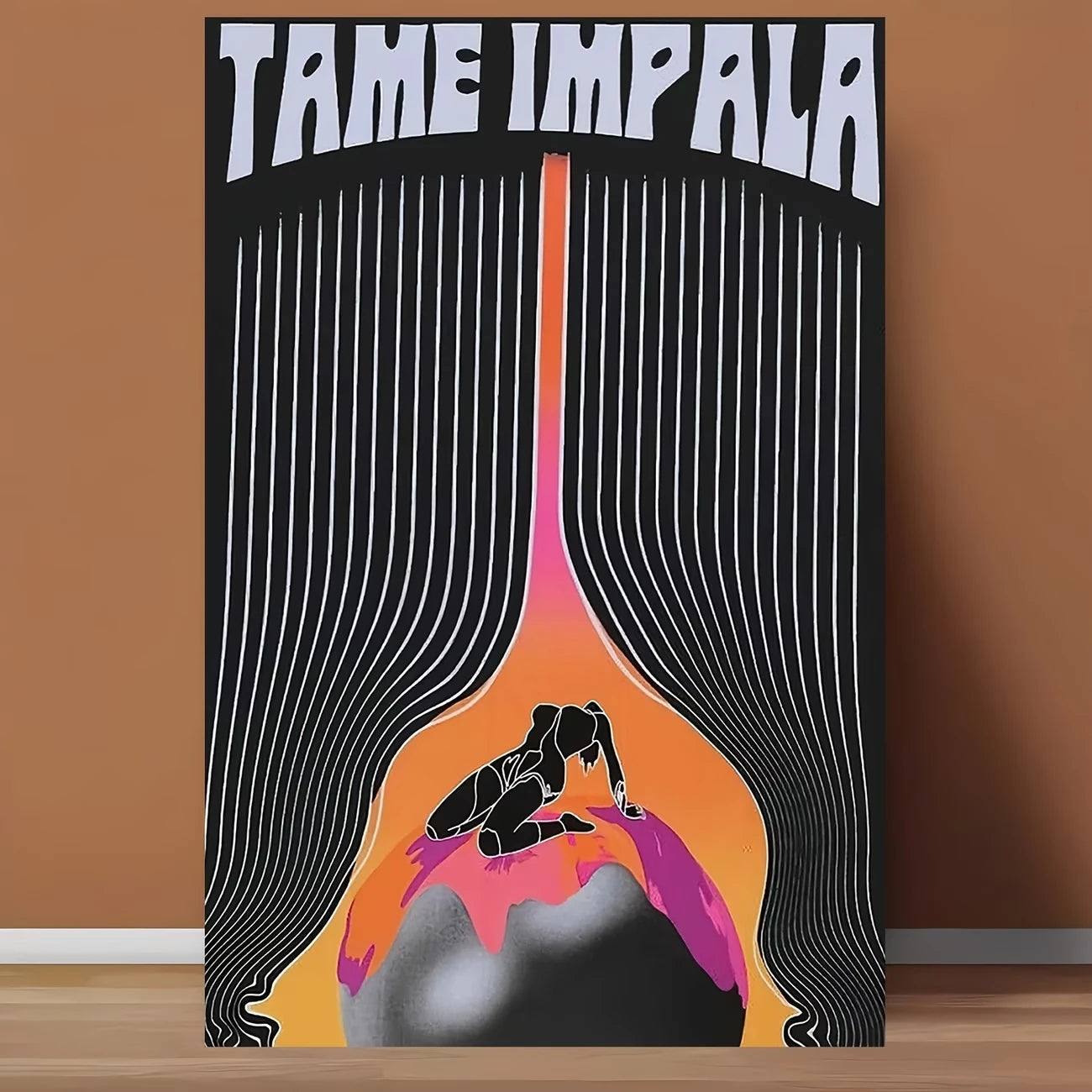 Tame Impala Psychedelic Abstract Canvas Wall Art Print | Room Decor