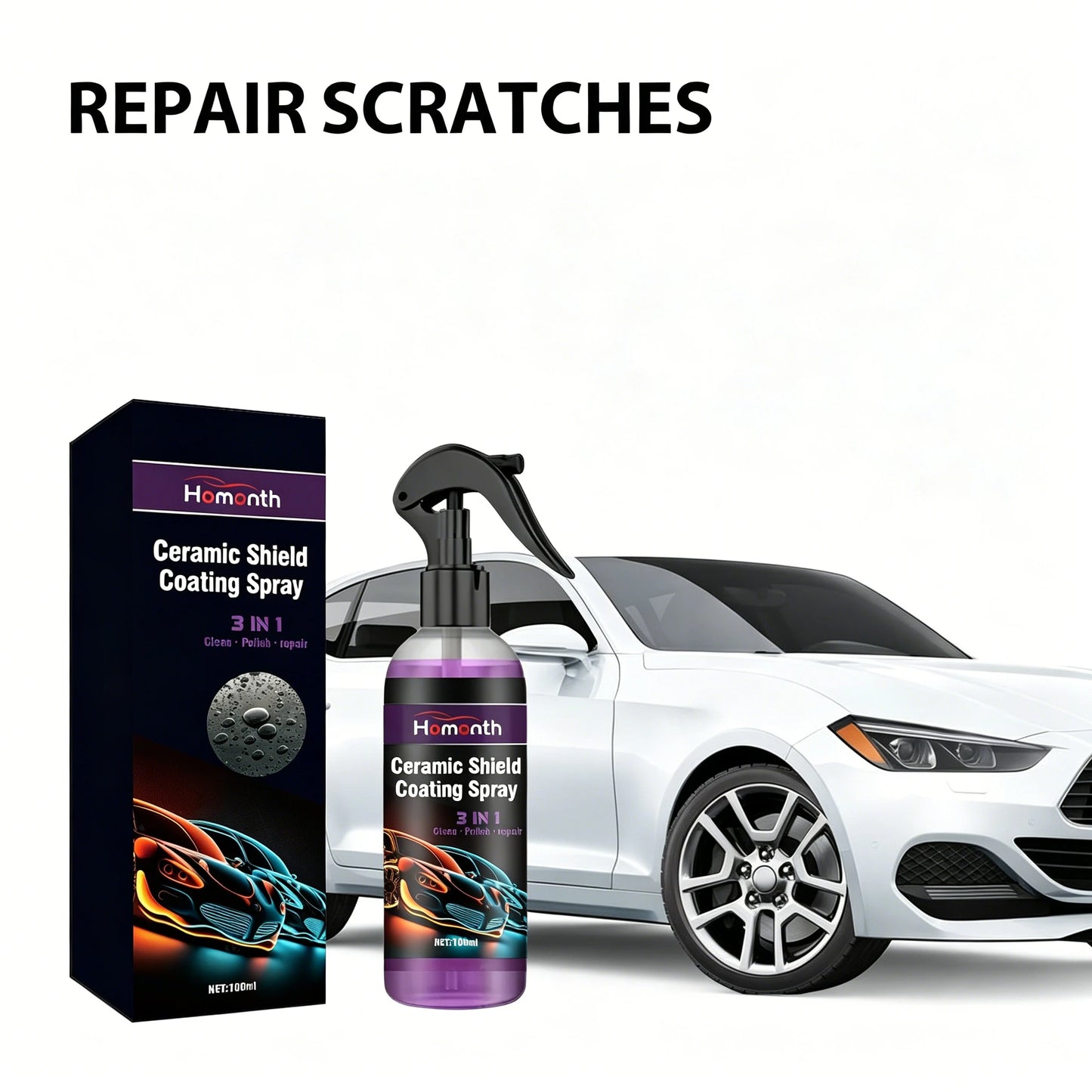 Homonth Ceramic Car Coating Spray | Polish & Paint Protection