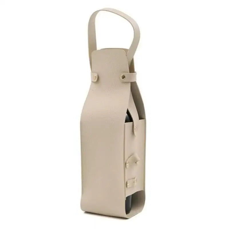 PU Leather Wine Tote Bag | Travel Wine & Bottle Carrier