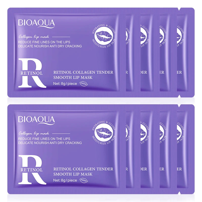 BIOAQUA Retinol Collagen Lip Mask – Hydrating Lip Plumper Gel