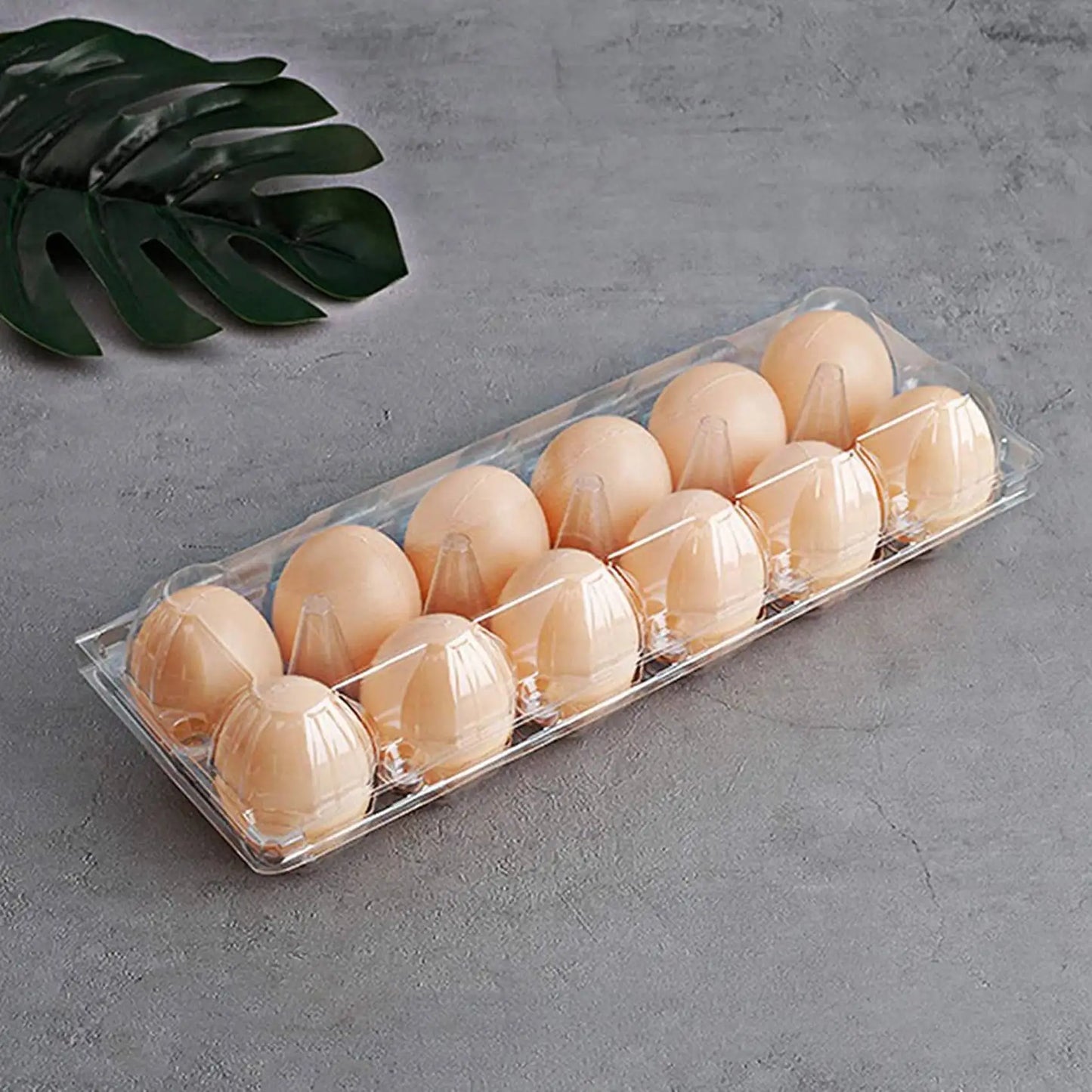 A36T-48Pcs Plastic Egg Cartons Bulk Clear Chicken Egg Tray Holder For Family Pasture Chicken Farm Business Market- 12 Grids Peaceful Pleasures Health and Wellness