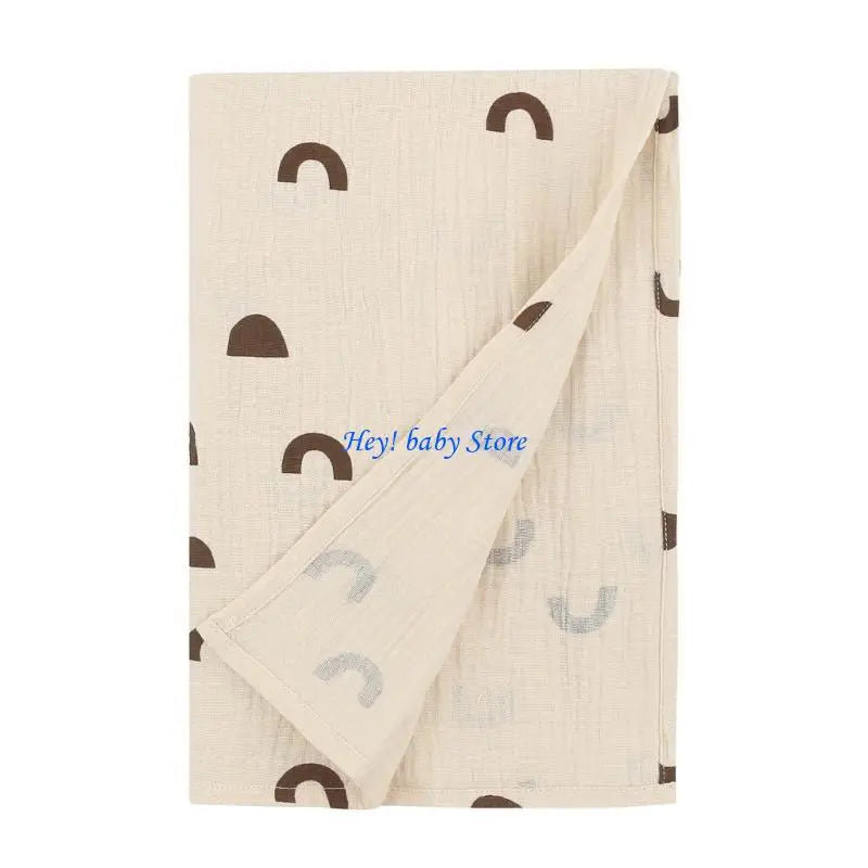 Muslin Swaddle Blanket Newborn | Soft Cotton Bamboo 33"