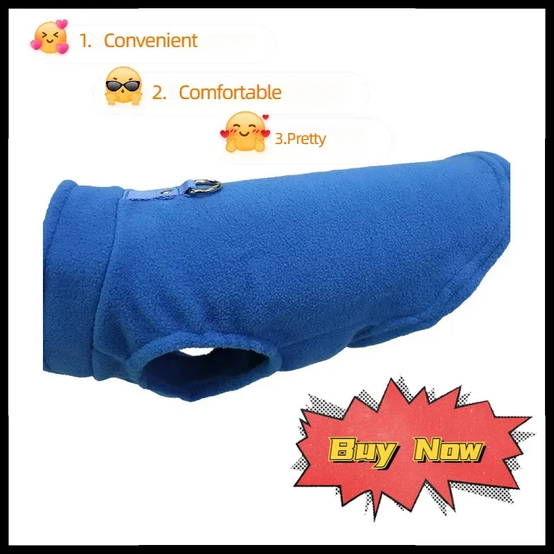 Fleece Vest for Small Dogs – Chihuahua, Pug & Puppy Jacket