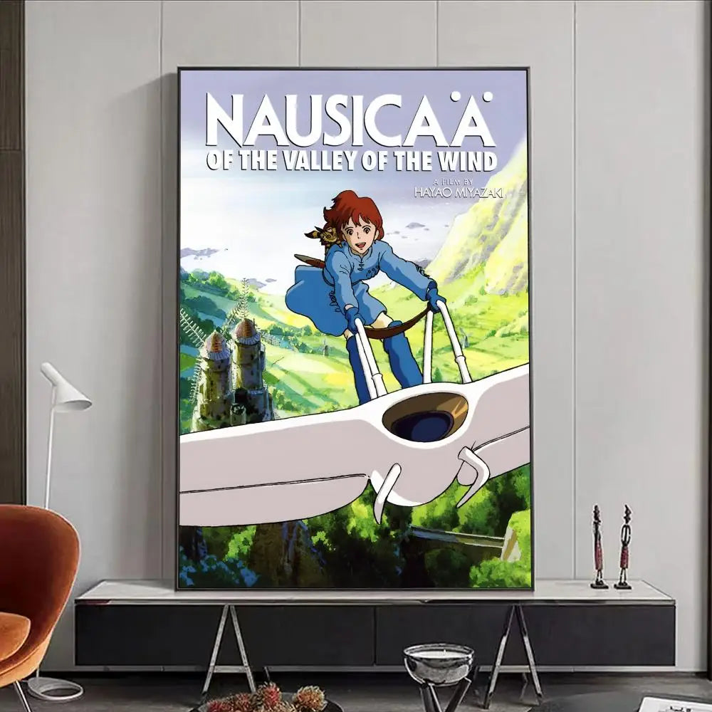 Nausicaä of the Valley of the Wind Anime Canvas Wall Art Poster