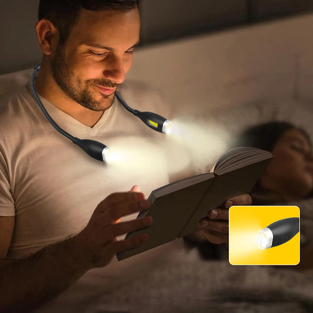 LED Neck Reading Light – Hands-Free Book & Night Light Peaceful Pleasures Health and Wellness