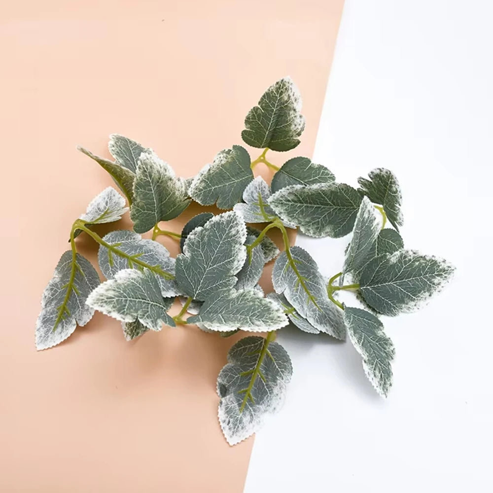50/100 Pcs Artificial Silk Green Leaves – Wedding & Home Décor