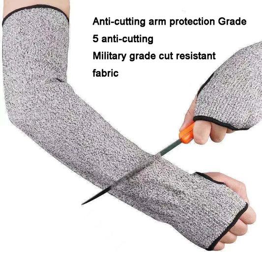 HPPE Cut-Resistant Arm Sleeve | Grade 5 Industrial Armguard Cut-Resistant Arm Sleeve Peaceful Pleasures Health and Wellness