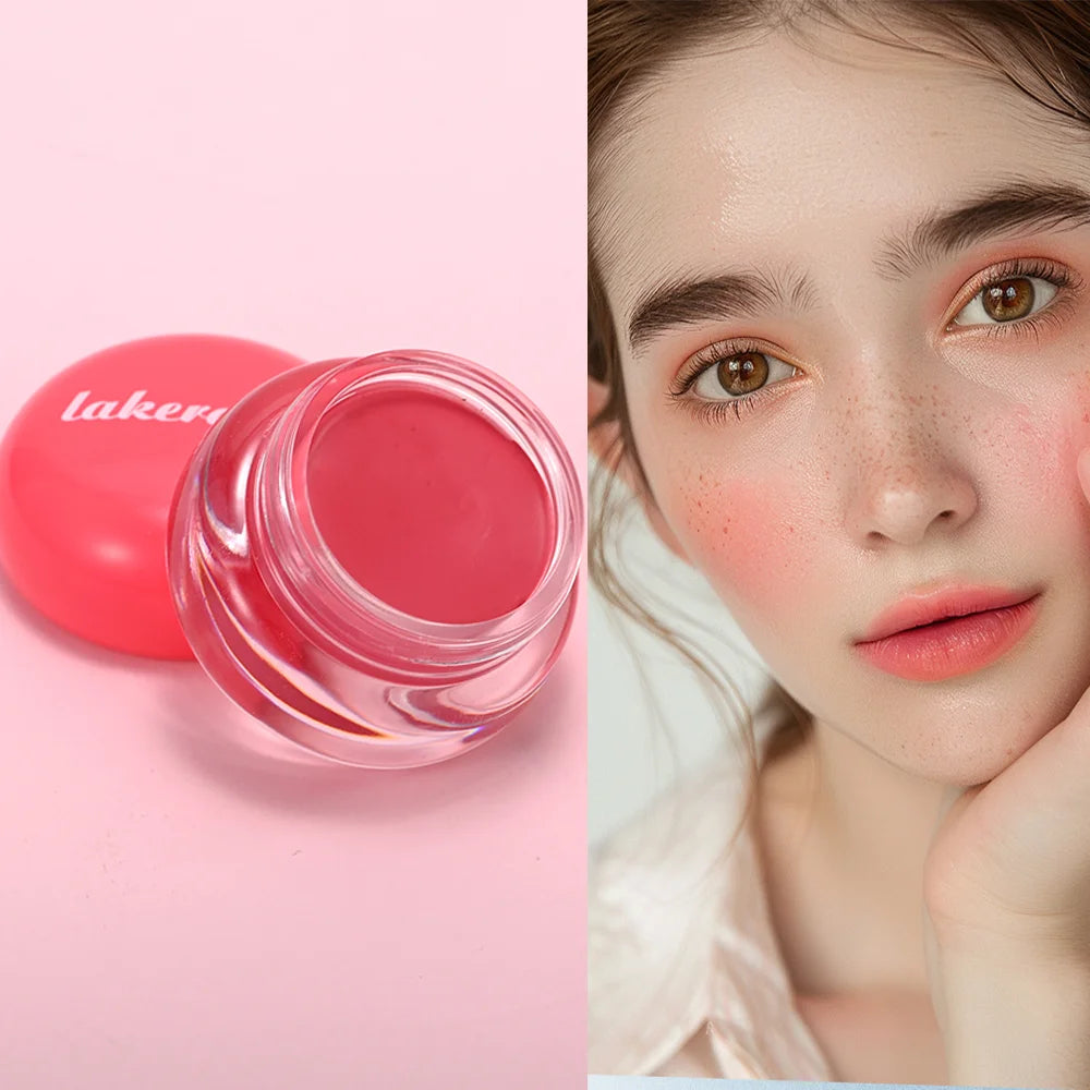Lip&Cheek Blurry Pudding Pot Blushed Moment Blur blush Baby Makeup 5g Blush Buildable Lightweight Multi-Use Soft Matte Finish Peaceful Pleasures Health and Wellness
