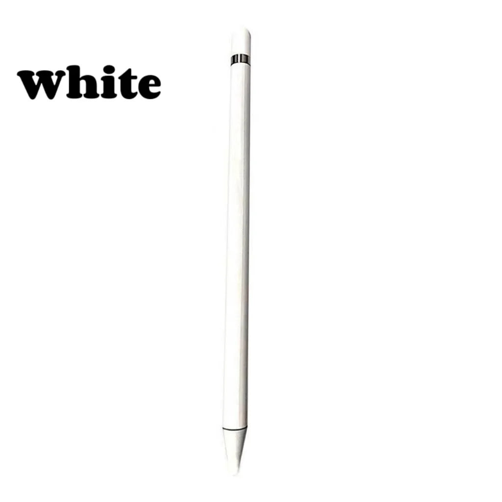Universal Stylus Pencil With Soft Nib For iPhone iPad Tablets Android/iOS Capacitive Active Touch Screen S Pen Smart Stylus Pens Peaceful Pleasures Health and Wellness White