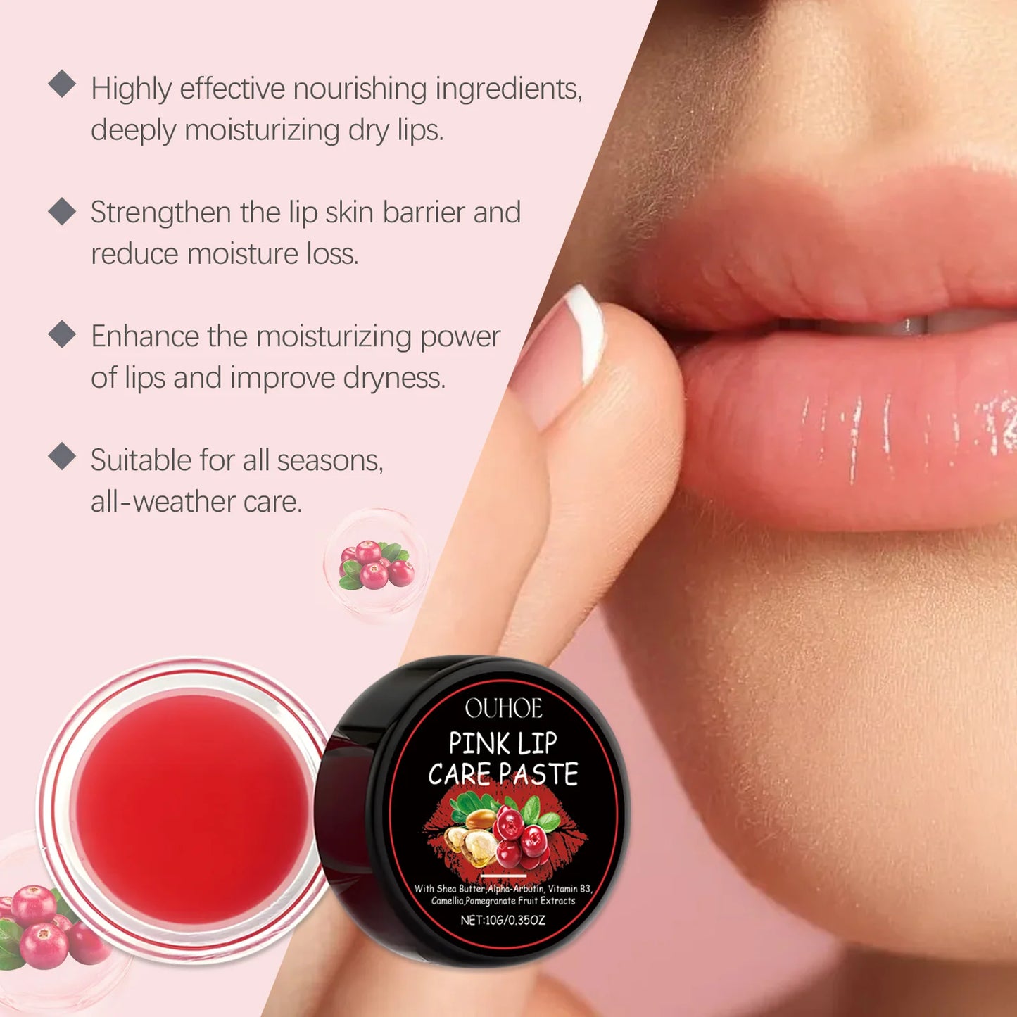Lip Exfoliator Cream – Brighten Dark Lips, Plumping & Moisturizing