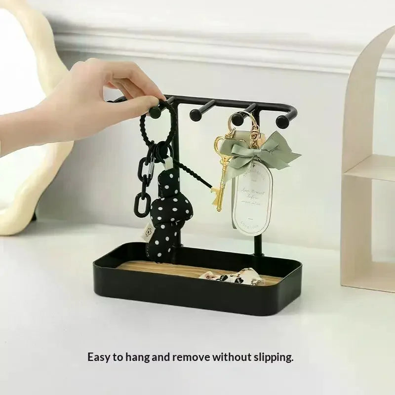 Desktop Jewelry Organizer Stand for Necklaces & Earrings