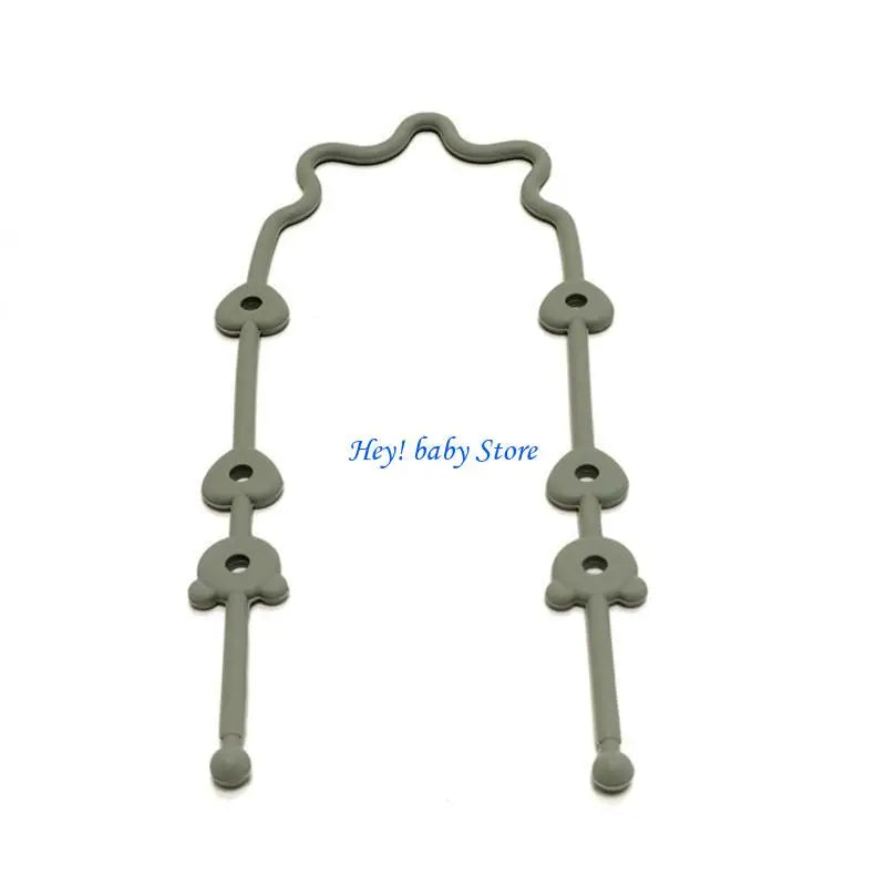 Colorful Silicone Pacifier Chain Clip – Stroller & Chair Holder