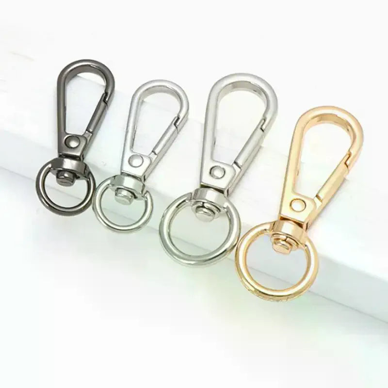 10Pcs Zinc Alloy Swivel Snap Hooks | DIY Bag & Keychain Hardware