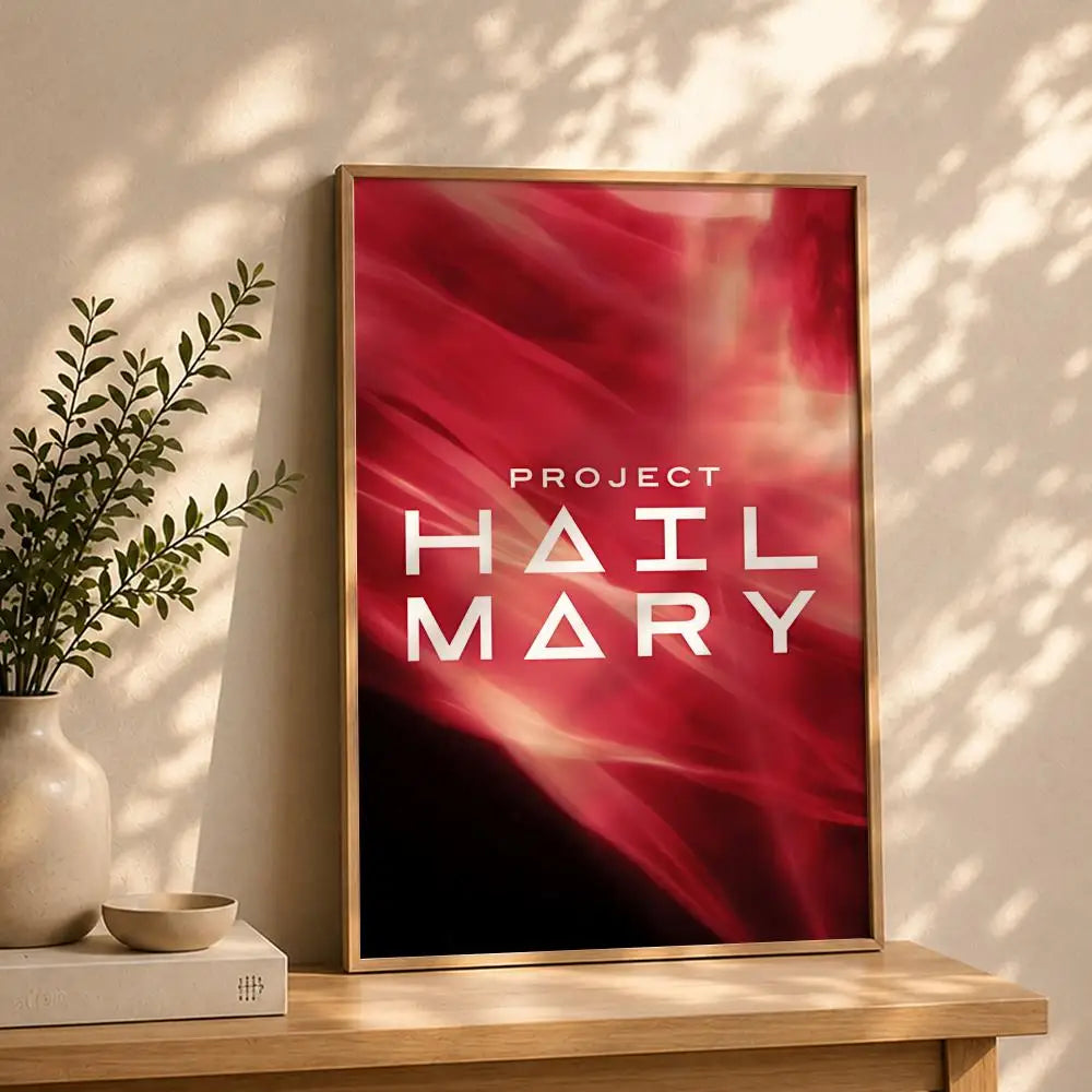 Project Hail Mary Movie Poster – HD Waterproof Self-Adhesive Art