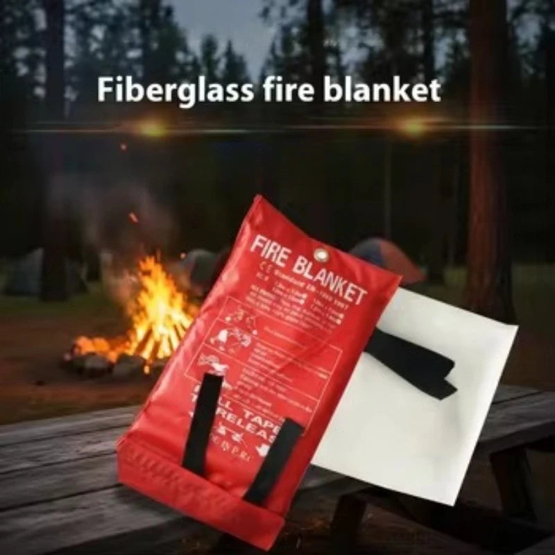 Portable Glass Fiber Fire Blanket – Kitchen & Home Safety