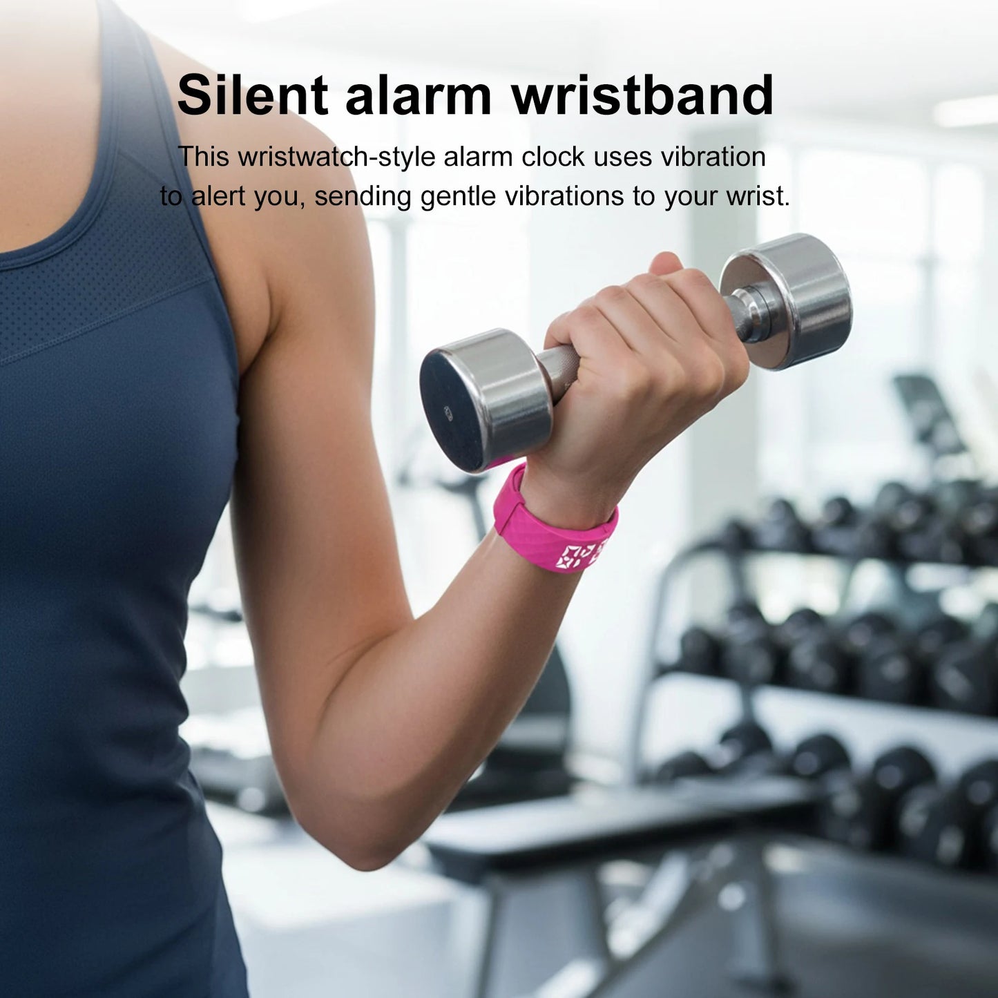 VODOOL Silent Vibration Alarm Watch | 45-Day Battery Life