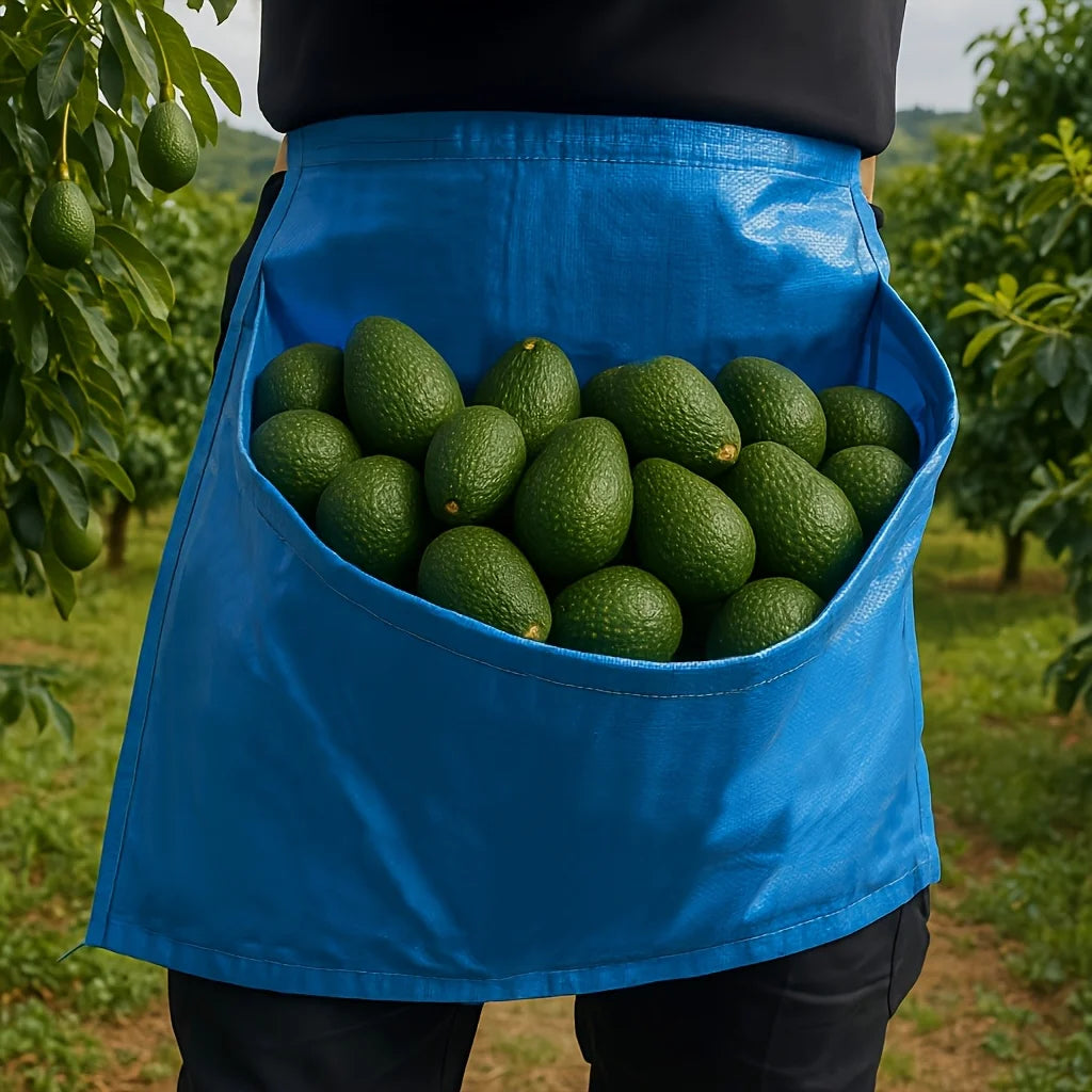 Fruit Picking & Foraging Bag with Waist Belt Harvest Apron Garden Harvest Apron Peaceful Pleasures Health and Wellness