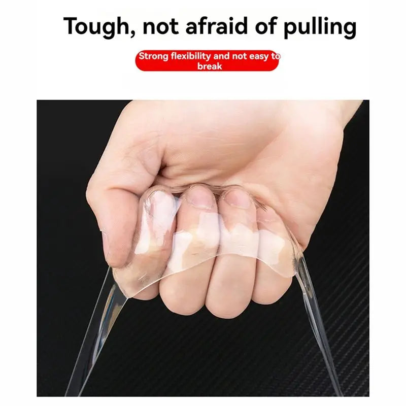 A36T-5PCS 5M Nano Tape Super Strong Double-Sided Adhesive Tape Transparent Reusable Waterproof Tapes Heat Resistance Peaceful Pleasures Health and Wellness