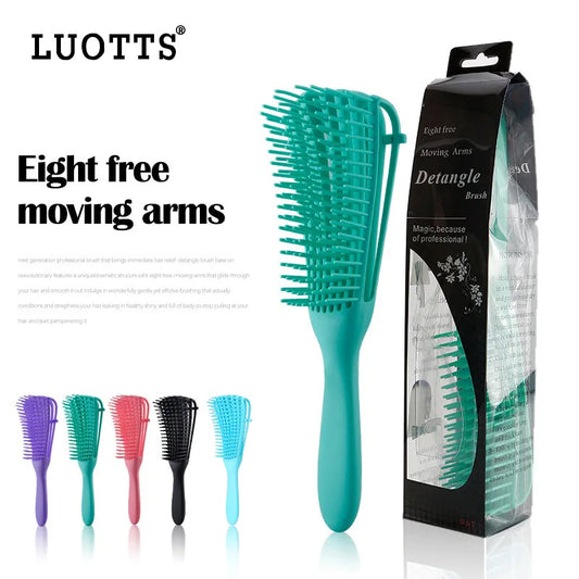 Octopus Wide Tooth Detangling Shampoo Comb | TPEE Hair Comb Hair Detangling Comb Peaceful Pleasures Health and Wellness