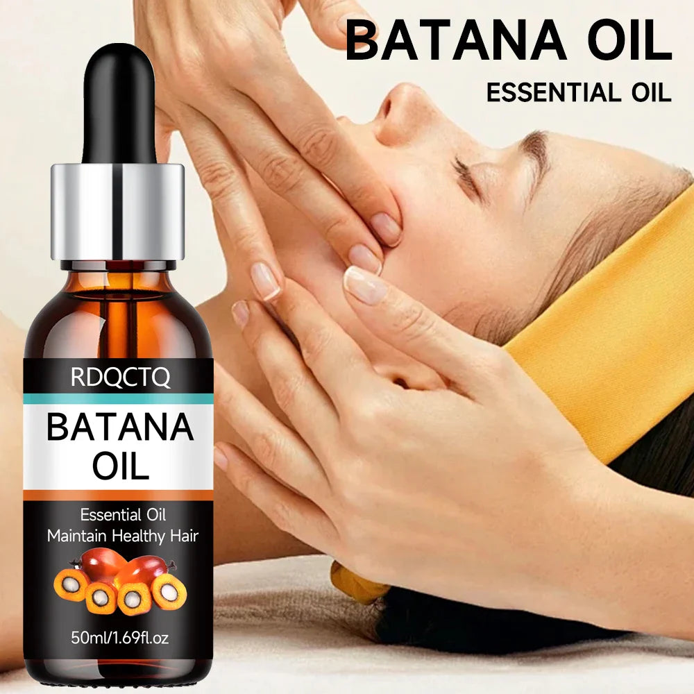 Batana Oil Hair Growth Serum – Nourishing Frizz Control Treatment
