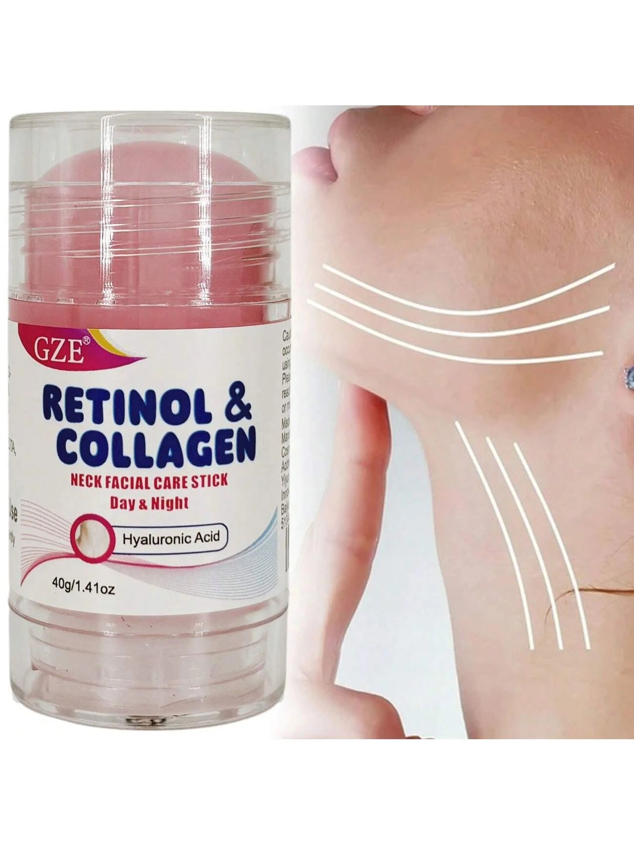GZE Retinol & Collagen Neck Cream – Day & Night Moisturizer