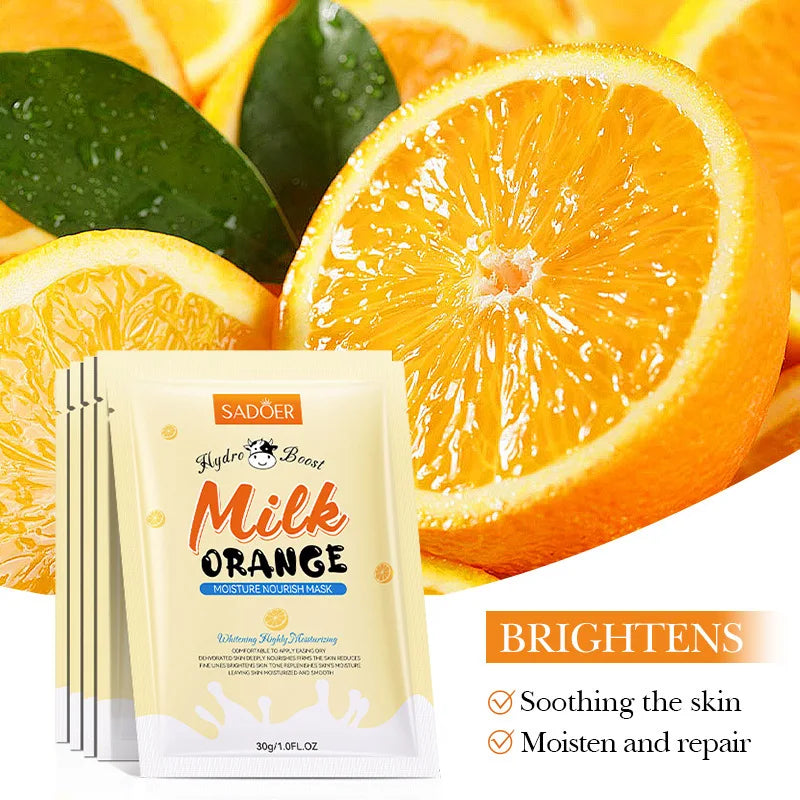 SADOER Vitamin C Avocado Face Sheet Masks – Moisturizing & Brightening