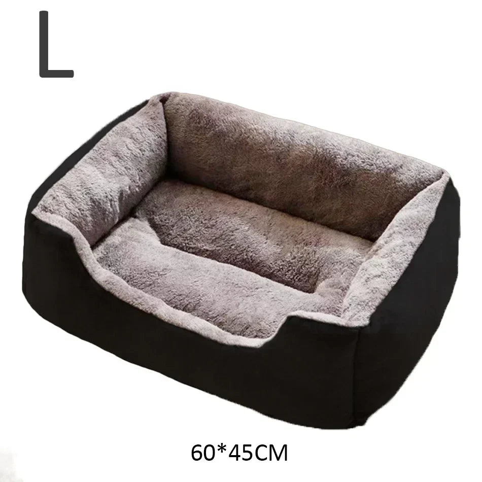 Waterproof Plush Pet Bed – Warm Mat for Dogs & Cats S/M/L