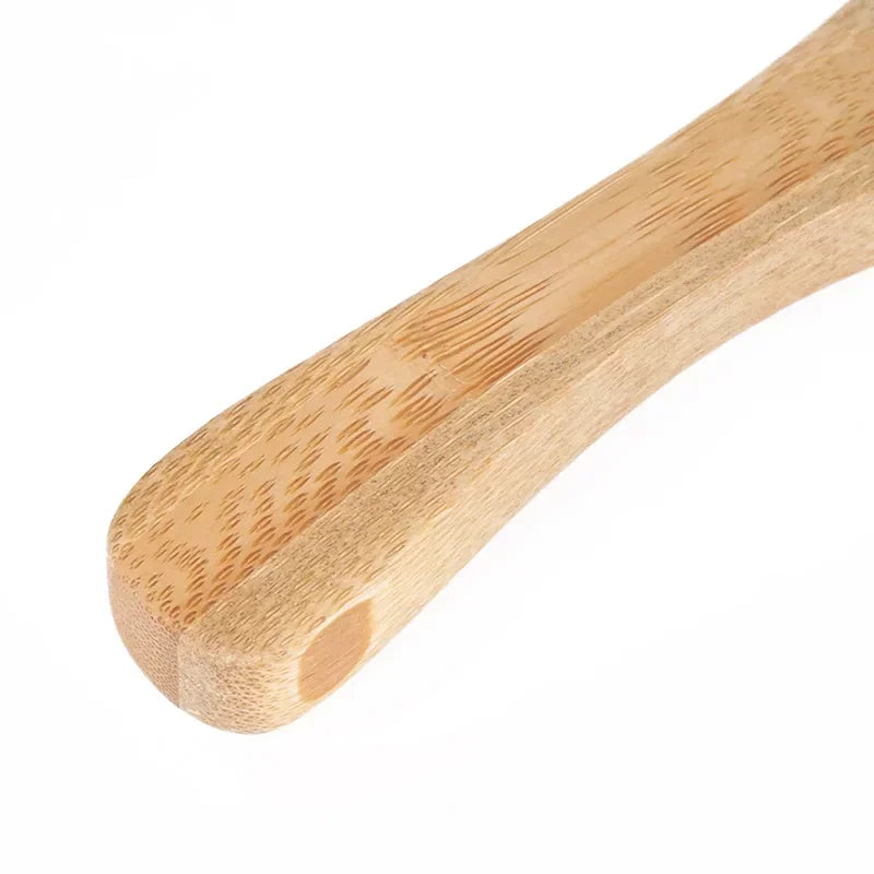 Beech Long Handle Brush for Men's Mustache Shaving, Comb, Face Massage, Facial Hair Cleaning, Boar Bristle Peaceful Pleasures Health and Wellness