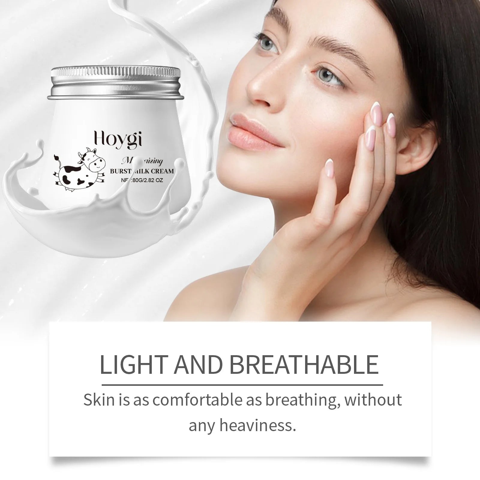 Milk Face Cream Brightening Anti Wrinkle Improve Dullness Fade Dark Spot Moisturizing Nourishing Shrink Pores Korea Cosmetics Peaceful Pleasures Health and Wellness