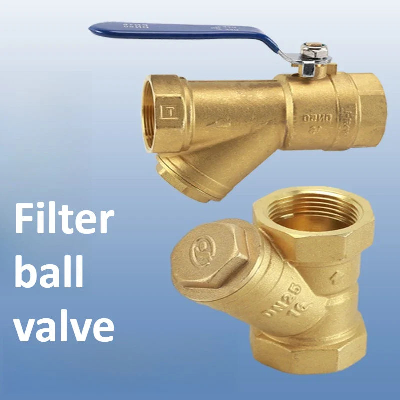 Brass Y-Strainer Filter BSP Thread DN8–DN50 | Water Filter Valve