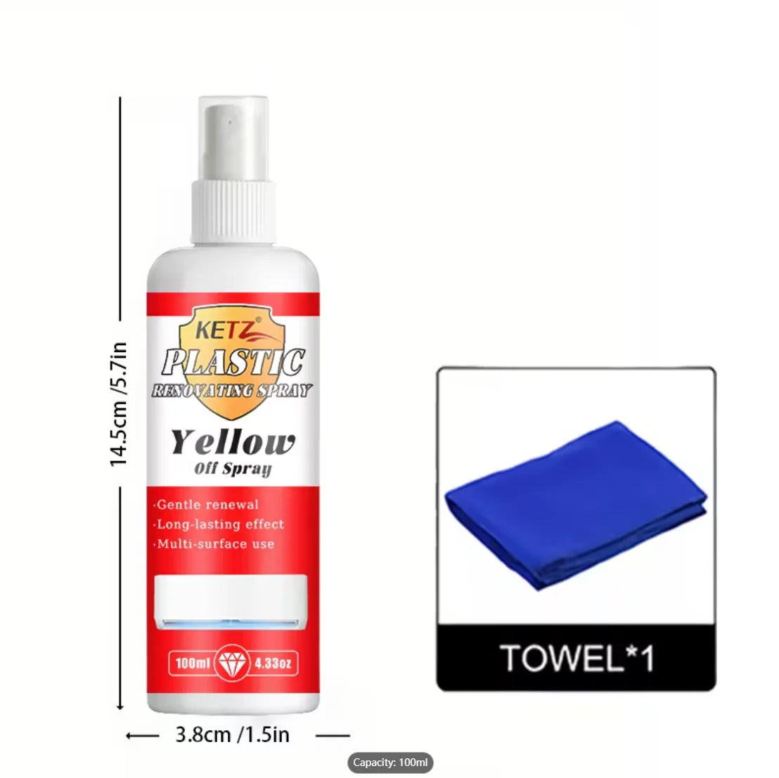 Plastic Oxidation Restorer – Whitening & Revival 100ml