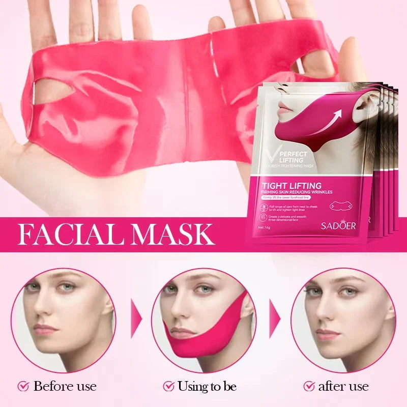 V-Shape Firming Face Mask – Lifting & Slimming Gel Treatment
