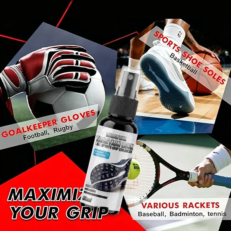 Miravexl Shoe Grip Spray 50ml – Anti-Slip Court Traction