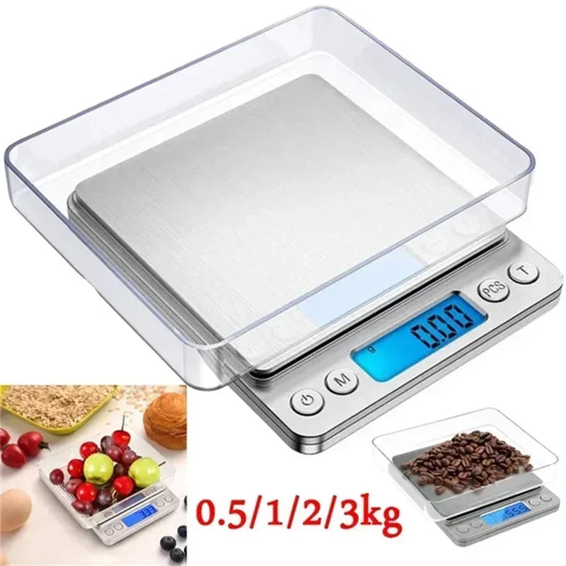 Mini Precision Digital Kitchen & Jewelry Scale 3000g/0.1g Digital Precision Scale Peaceful Pleasures Health and Wellness