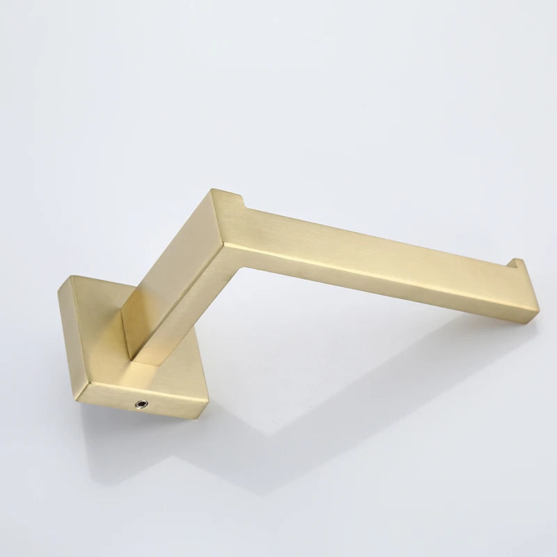 Brushed Gold Bathroom Accessories Set | 304 Stainless Steel