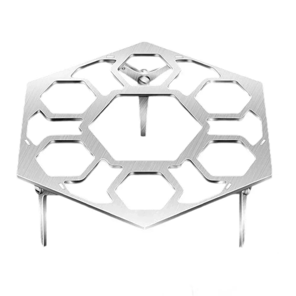 Stainless Steel Stackable Egg Steamer Rack | Multi-Hole Tray