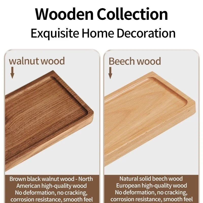 Wall-Mounted Wood & Aluminum Spice Rack with Hooks | Kitchen Organizer