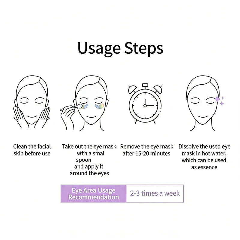 60pc Seaweed Collagen Eye Masks – Dark Circles & Fine Lines